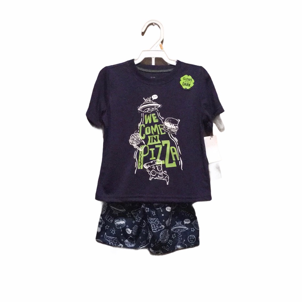 OshKosh alien pizza pajamas